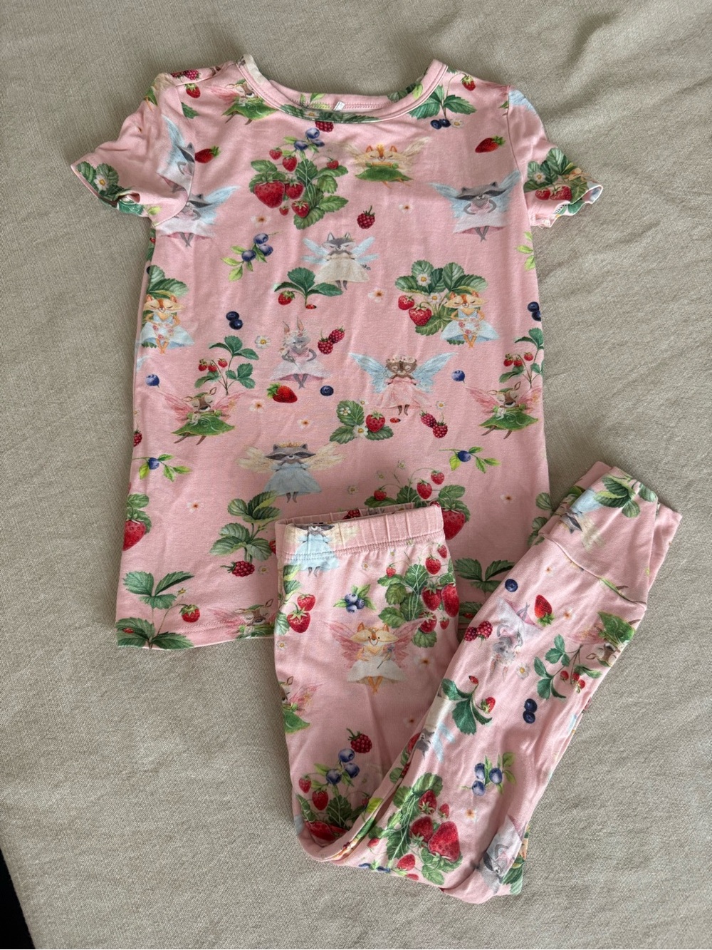 Posh Peanut Fairy Animals Pajamas Size 3T-4T